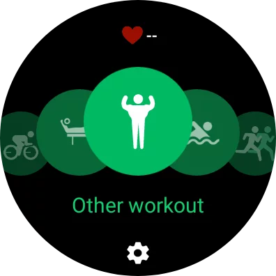 Workout Modes Galaxy Watch