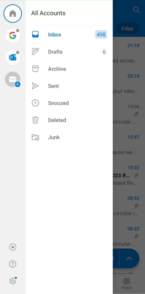 Emails on Galaxy Watch 6
