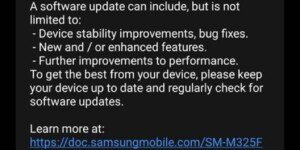 January Security Update Launched for Galaxy M32