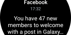 Facebook App on Galaxy Watch 5 & Watch 6