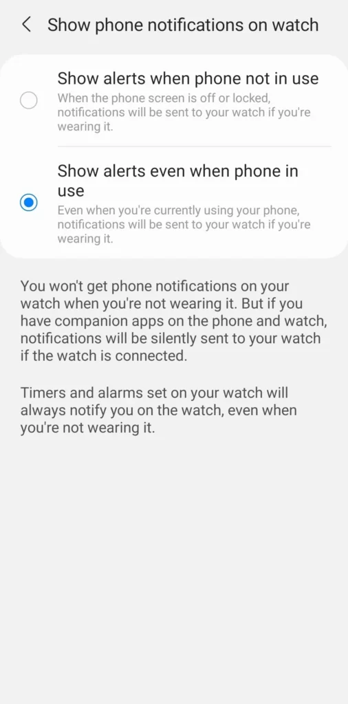 WhatsApp on Galaxy Watch Active