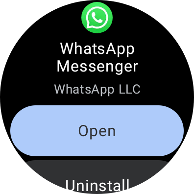 WhatsApp on OnePlus Watch 2